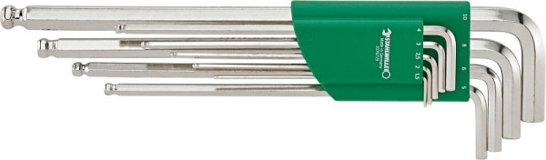 STAHLWILLE Kugelkopf-Winkelschraubendreher-Satz 10767/9 Bereich 1,5 - 10 9 Stück, 96432600