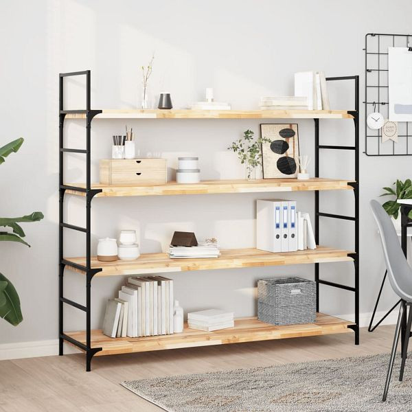 vidaXL Schweberegale 4 Stück 160x40x4 cm Massivholz Akazie Unbehandelt, 3279494