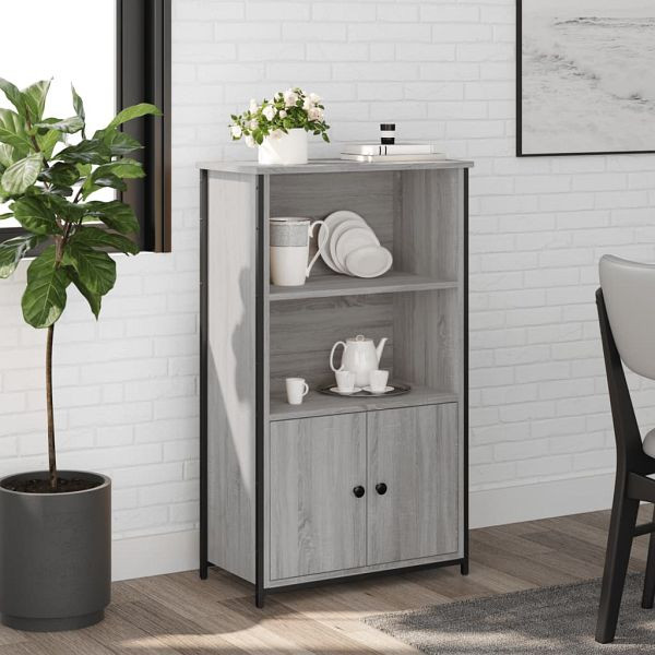vidaXL Highboard Grau Sonoma 62x32x103,5 cm Holzwerkstoff, 834218