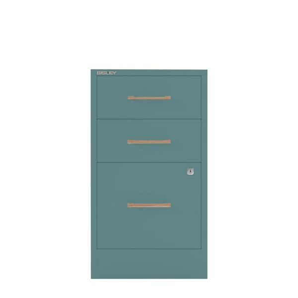 Bisley Home Filer, 2 Universal-, 1 HR-Schublade, Eichengriff, 674 doulton, PFA3OH674