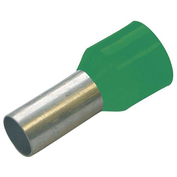 Haupa isolierte Aderendhülse 0,34 mm²/6 smaragd, VE: 500 Stück, 270716