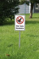 Produktbild von Schilder Klar Schilderset Hier kein Hundeklo, 200x300x2.45 mm Aluminium geprägt, 1593/58 Schilder Klar Schilderset Hier kein Hundeklo, 200x300x2.45 mm Aluminium geprägt, 1593/58
