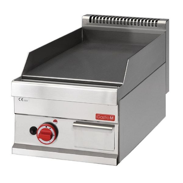Gastro M Gasgrillplatte 65/40 FTG, glatt, 5,7 kW, 40 x 65 cm, Erdgas, 650-Serie, GL917