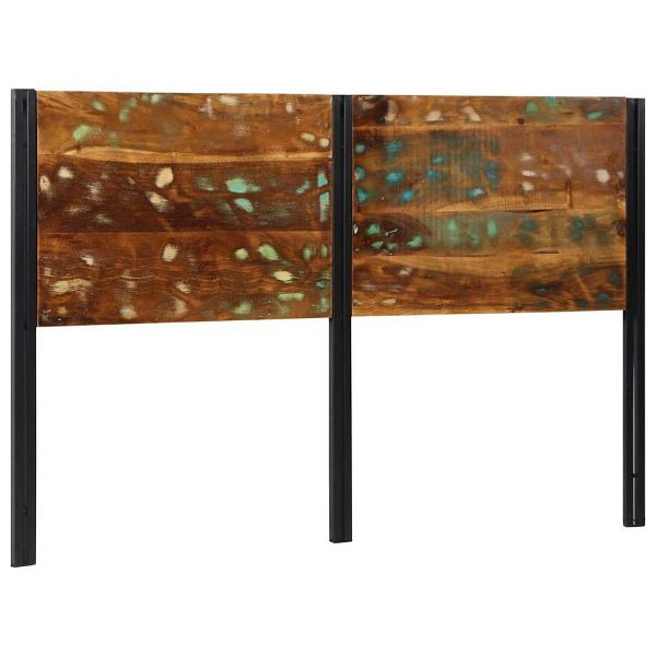 vidaXL Kopfteil 160 cm Altholz Massivholz und Eisen, 4017553