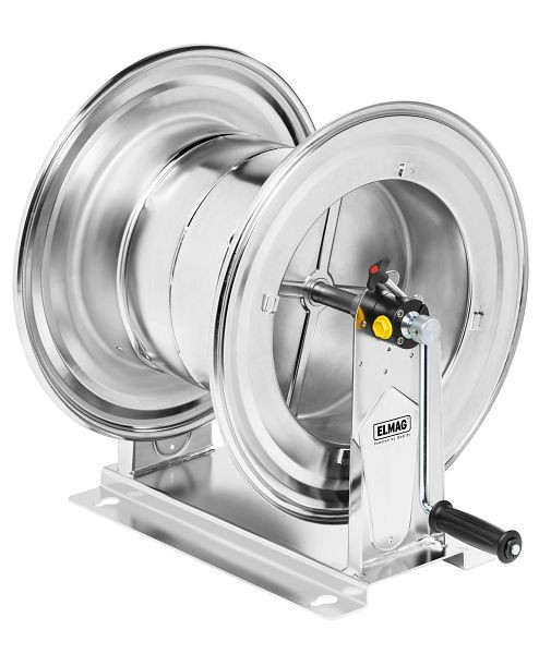 ELMAG Manueller Schlauchaufroller Edelstahl Serie 560, Modell 75620/10, Luft/Wasser/Diesel bis 20 bar, IG 1', 44509