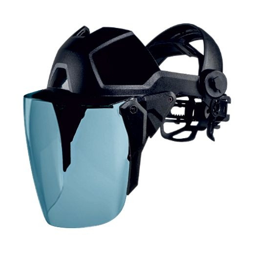 ELMAG Laserschutz-Gesichtsvisier FS1 - blau/grau, Filter P1P22, 14841