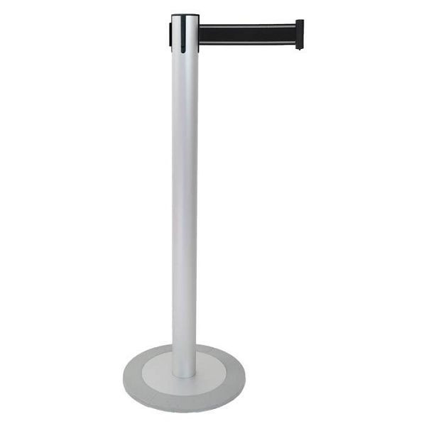 Stein HGS Personenleitsystem -Stopper-, individuell kombinierbar, rot, aluminium, aluminium, grau metallic, 11868-020202