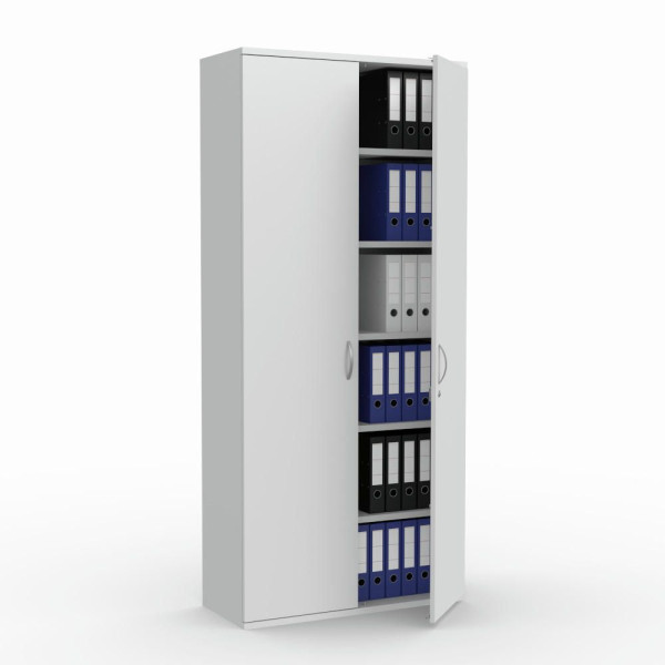 Deskin Flügeltürenschränke MULTI M pro, Dekor lichtgrau, B 1000 x H 2250 x T 420 mm, 270150