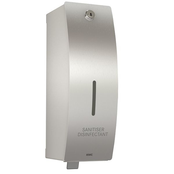 KWC Desinfektionsmittelspender, STRATOS, Edelstahl, Aufputz, 100x323x134 mm, 2030062581