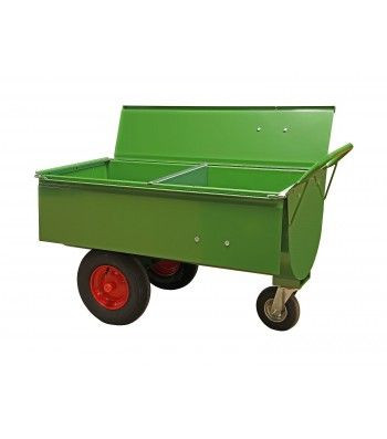 Growi Futterwagen 250 LL mit Trennwand und Deckel, 10121450