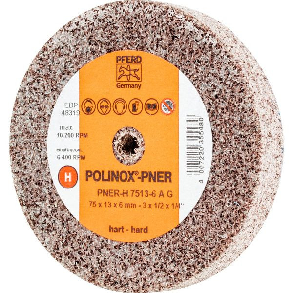 Pferd POLINOX-Kompaktschleifrad PNER-H 7513-6 A G, VE: 5 Stück, 44691041