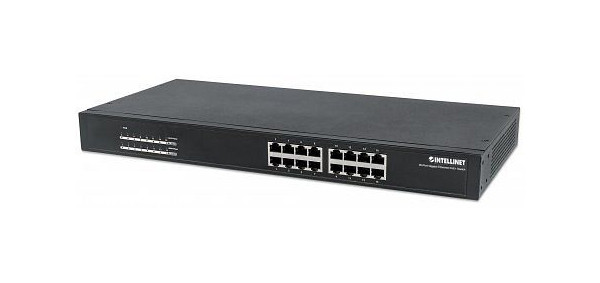 Intellinet 16-Port Gigabit Ethernet PoE+ Switch (560993)