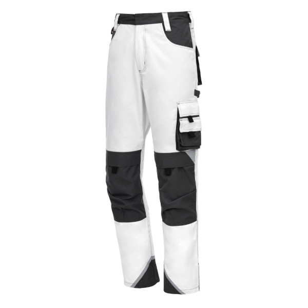 NITRAS MOTION TEX PLUS, Arbeitshose, lang, Größe: 110, Farbe: weiß, VE: 10 Stück, 7613-110