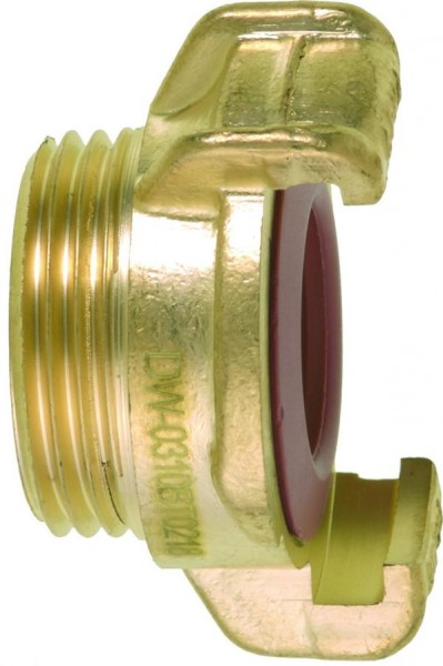 GEKA plus-Gewindestück "K", AG G 1/2" MS DVGW VP550, VE: 10 Stück, 02.2110