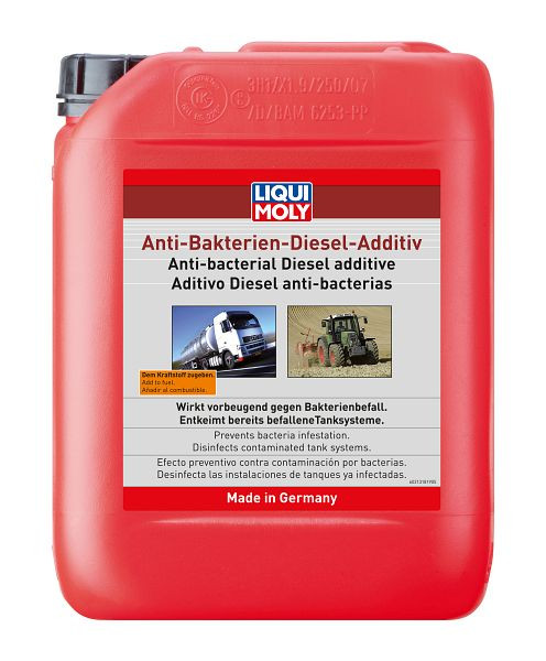LIQUI MOLY Anti-Bakterien-Diesel-Additiv, Kanister Kunststoff, VE: 5 Liter, 21318