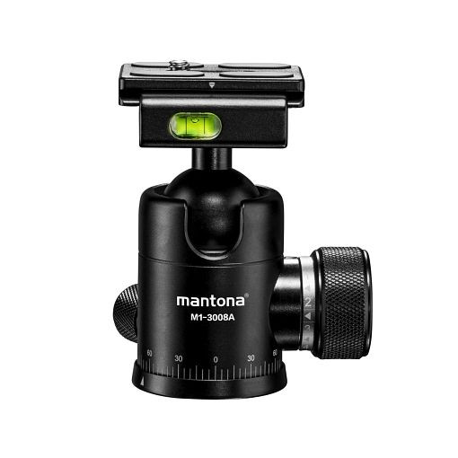 Mantona Onyx 8 Kugelkopf (M1-3008A), 1021458, 4056929214581