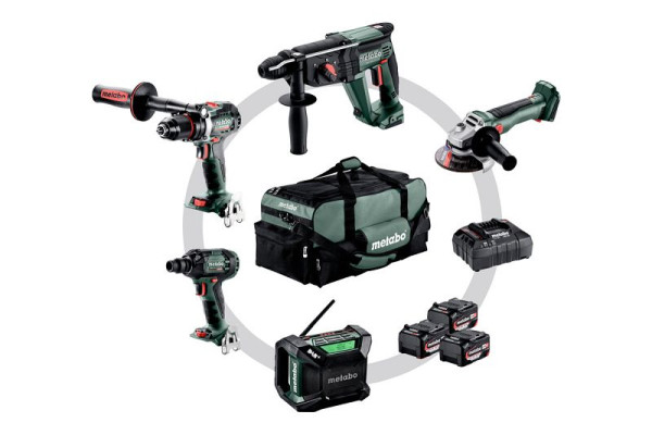 metabo Akku Combo Set Bauhandwerk 5.2 Werkzeugtasche, 685213000