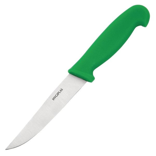 Hygiplas Gemüsemesser 10 cm grün, Edelstahlklinge, Nylon-Griff, C860