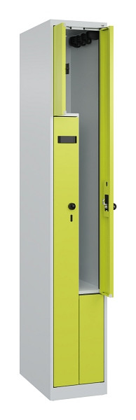 C+P Z-Spind Evolo PLUS, 2 Fächer, 1850x300x500mm, 7035/0024, 049003-102 S10017