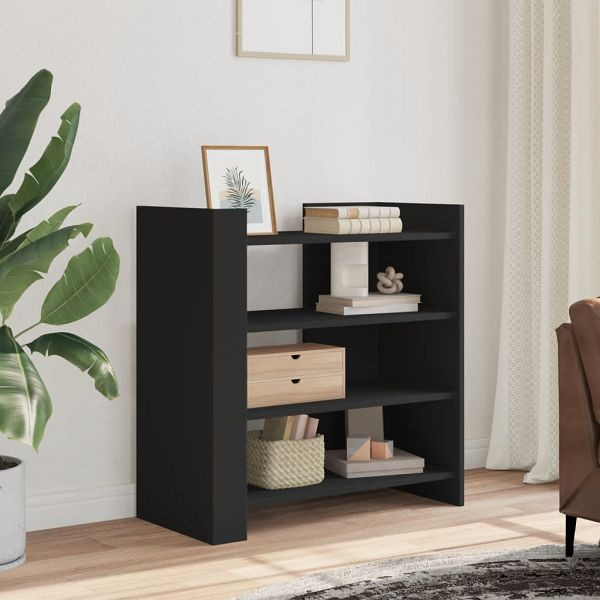 vidaXL Sideboard Schwarz 73,5x35x75 cm Holzwerkstoff, 848389