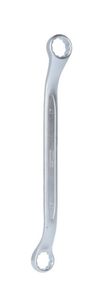 KS Tools Doppel-Ringschlüssel, leicht gekröpft, 16x17mm, 517.0876