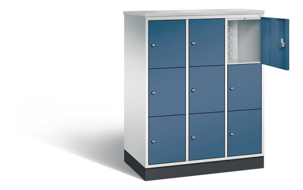 C+P Schließfachschrank Intro, H1255xB920xT490mm, 7035/5023, 8573-301 S10427