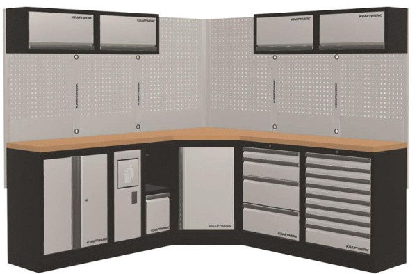 Kraftwerk Mobilio 5er Kombi, Unterschranke, Eckschrank, Oberschrank, 3964O