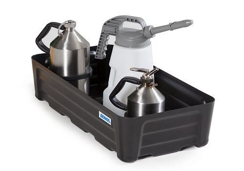 DENIOS Kleingebindewanne pro-line aus PE, ohne Gitterrost, 30 Liter, 592 x 400 x 180 mm, 248038