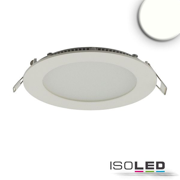 ISOLED LED Downlight, 9W, rund, ultraflach, blendungsreduziert, weiß, neutralweiß, dimmbar CRI90, 115458