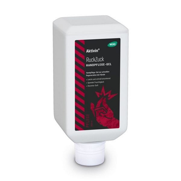 WERO Aktivin RuckZuck - Handpflegegel, VE: 1.000 ml Softflasche, 20743611