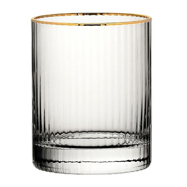 Utopia Hayworth Double Old Fashioned Goldrand Gläser 325ml (6er-Pack), DZ444