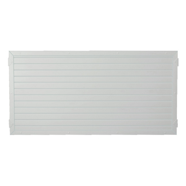 T&J LIGHTLINE KS-Zaunelement, 180 x 90 cm, Füllung weiß / Rahmen weiß, 46293