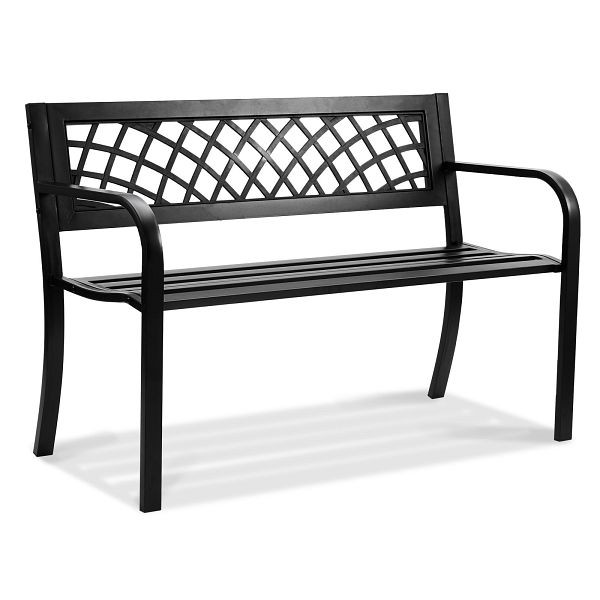 VEVOR Gartenbank aus Metall, 1163 mm 218 kg Tragkraft, 3 Personen mit Rückenlehne & Armlehnen, Vintage für Garten, Park, Hof, Veranda, GYZYJS46YC00W8FDQV0