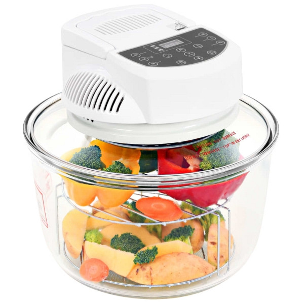 vidaXL Halogen-Heißluftofen mit Digitalem Timer 1400 W 17 L, 51080