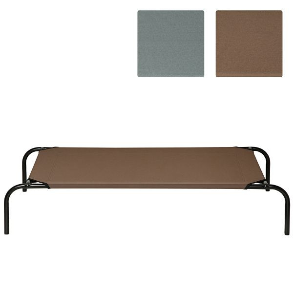 PawHut Hundebett Outdoor Hundeliege bis 30 kg mit Ersatzbezug 110 x 68 x 20 cm, D04-005