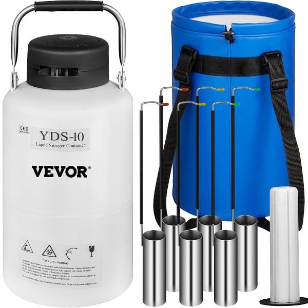 VEVOR Stickstoffbehälter 10 L Kapazität, 10LYDRQ0000000001V0