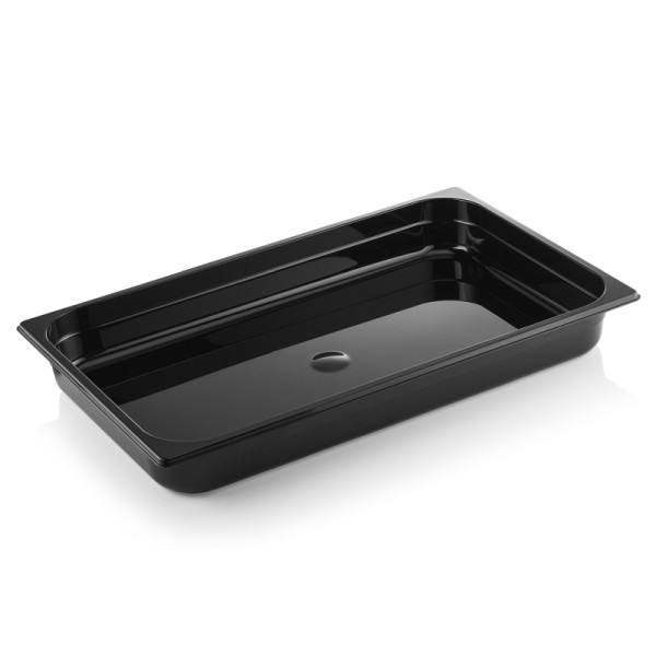 WAS GN Behälter GN 96 BLACK 1/1-065 mm, schwarz, Polycarbonat, 9611065
