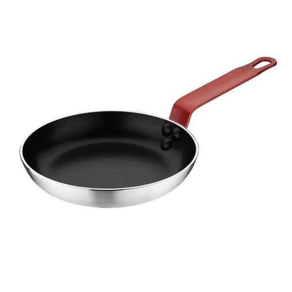 Hygiplas Teflon Platinum Plus Antihaft-Pfanne 200mm roter Griff, FB473
