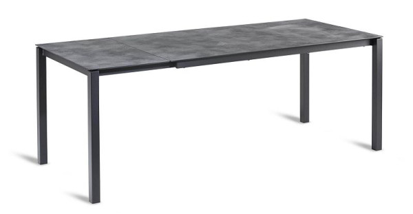 BEST Palazzo Ausziehtisch 120/160-200x80 cm, Anthrazit, 26591250, 4043153117108