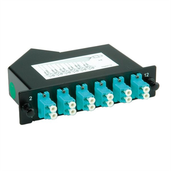 ROLINE MPO-Modul, MPO-Stecker / 12x LC-Buchse, 21.17.0348