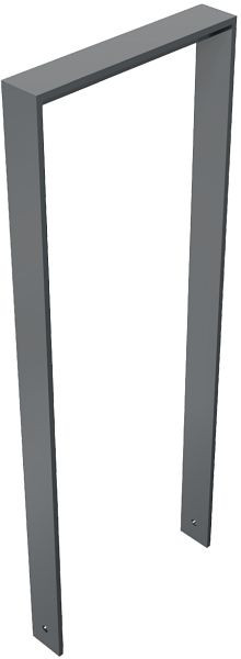 Schake Flachstahlbügel 80x12mm, zum Einbetonieren, Breite: 450mm, Gesamthöhe: 1200 mm, mit Unterzug, feuerverzinkt, beschichtet DB 703, 4152_045B
