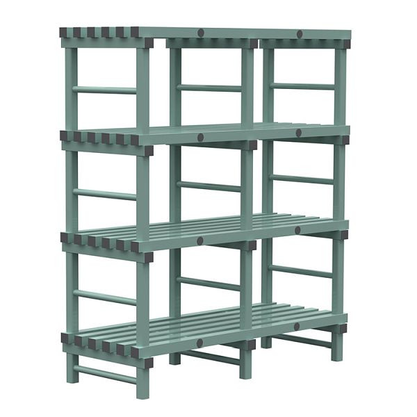REA Euro-Regal 1500x600x1750mm, 4 Ständer mit 450mm Abstand, 308.163