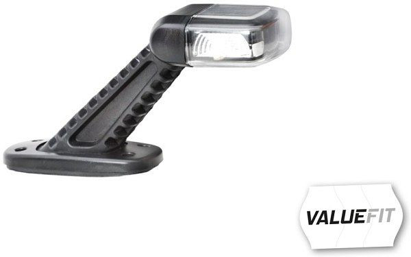 HELLA VALUEFIT Umrissleuchte, Valuefit, LED, 12/24V, gewinkelt, rechts/seitlicher Anbau, waagerechte Befestigung, 2XS 357 006-021