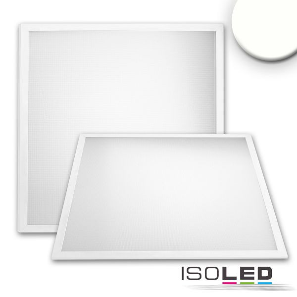 ISOLED LED Panel Professional Line 600 UGR<19 4H/8H, 36W, Rahmen weiß RAL 9016, neutralweiß, 1-10V dimmbar, 113273
