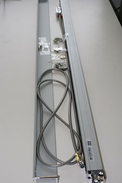 ELMAG Glasmeßstab Modell KA 600/1100 für digitale Positionsanzeige SINOIP53 Verfahrweg 1100mm, Einbaulänge 1270mm, 88841