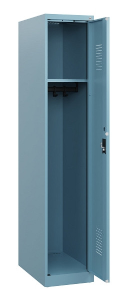 C+P Spind Evolo PLUS, Sockel, 1 Abteil, 1630x300x500mm, 0010/0010, Zylinderschloss, 0490205-10 S10048