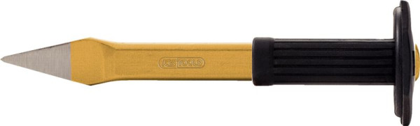 KS Tools Kreuzmeißel mit Handschutzgriff, flach oval, 300mm, 162.0294