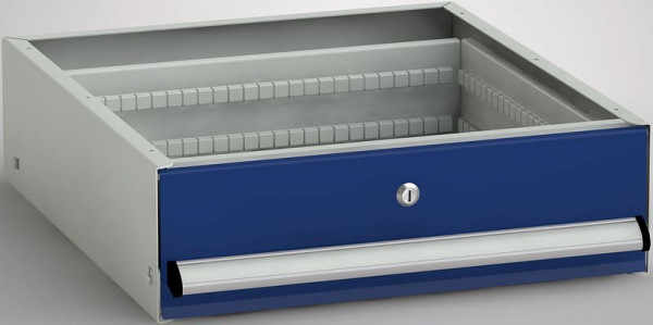 KLW Metallschublade mit Aufhängerahmen, Fronthöhe 150 mm, verschließbar, ES-BDA-150EP