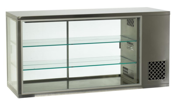 IDEAL AKE Aufsatzkühlvitrine AKV-S 147 R-290, für Take-Away Kühlprodukte und Getränkekühlung, steckerfertig, Umluftkühlung, Aufsatzgerät, 484358523