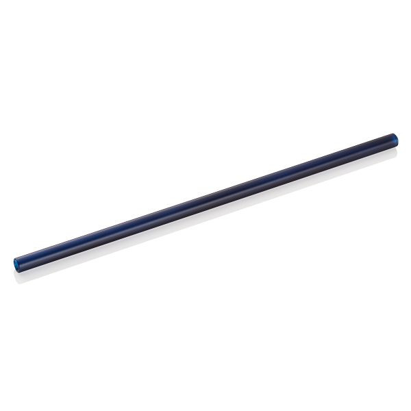 WAS Glastrinkhalm mit Bürste Set NOCTURN, 23 cm, Ø 8 mm, blau, Glas, VE: 50 Stück, 8330223